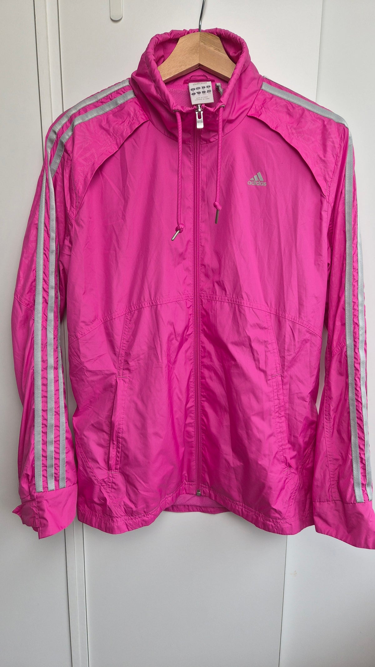 Vintage Adidas Windbreaker | Bubble Pink | 2011 (L)