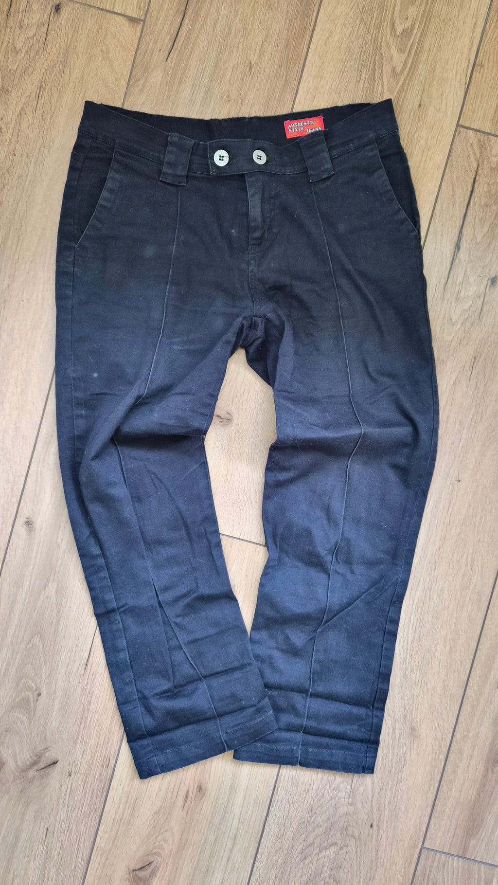 Capri Hose | Schwarz | Baumwolle | S