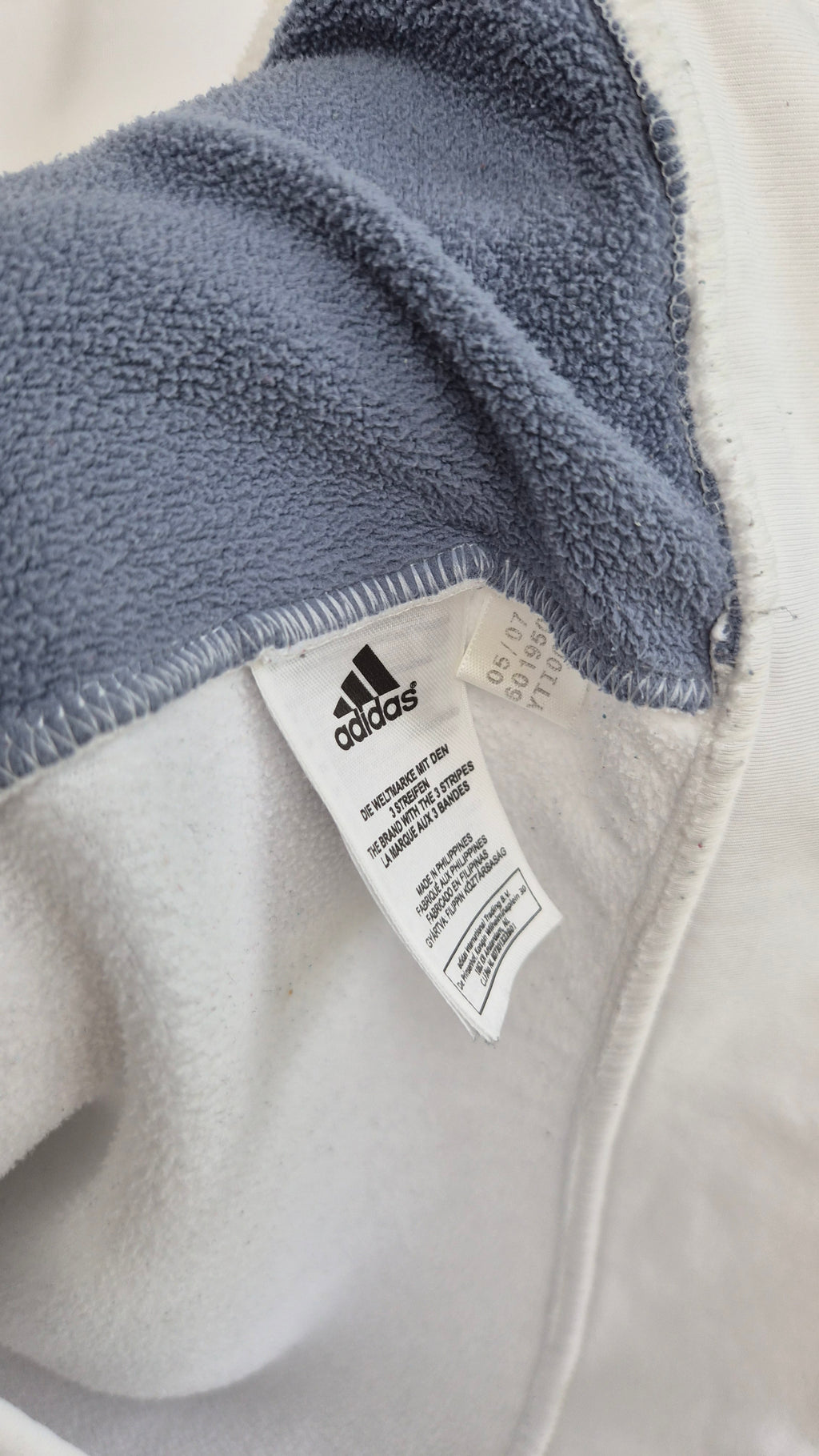 Adidas Vintage Trackjacket | 2007 | icey blue (L)