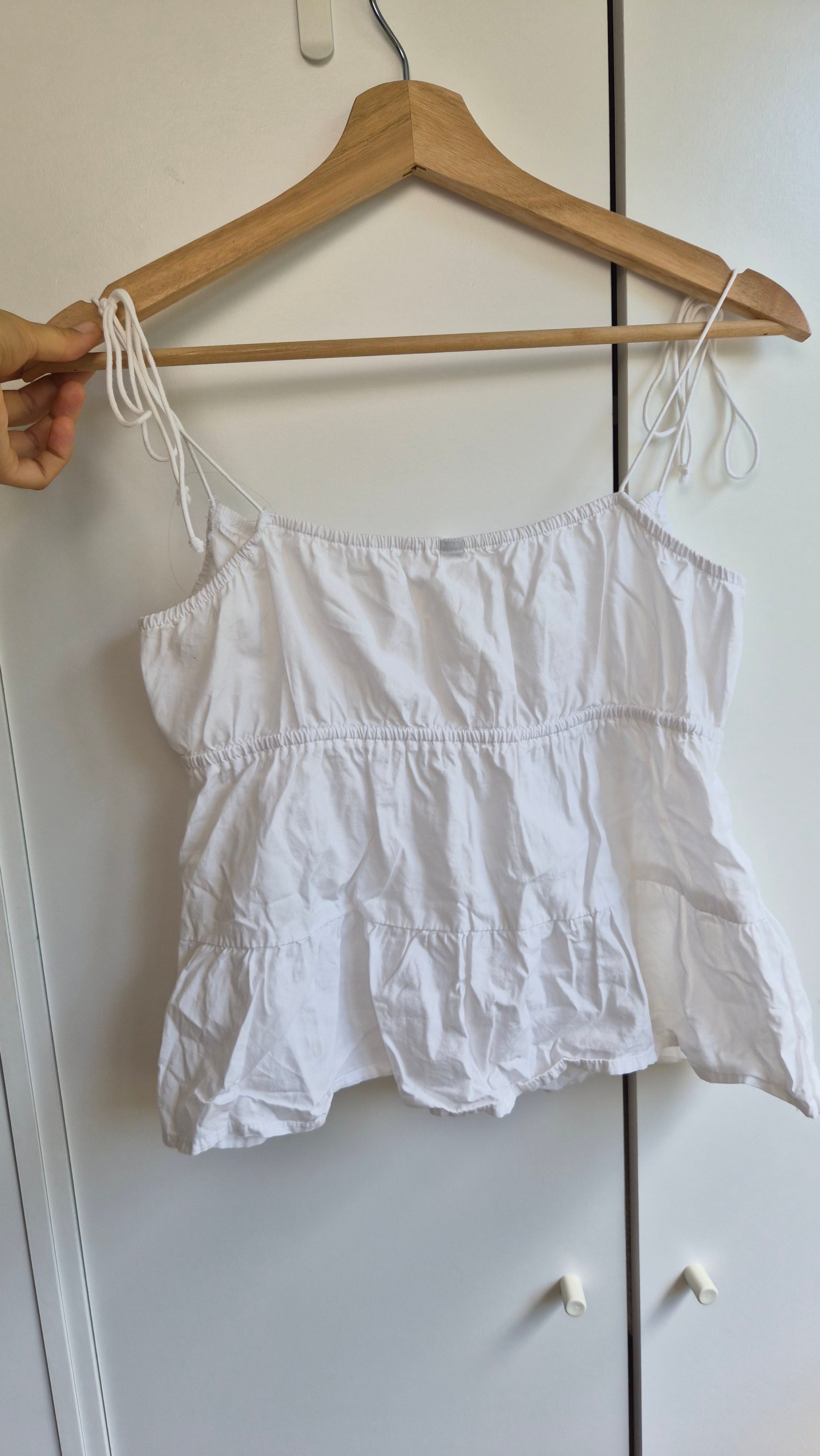 Camisole Sommertop | weiß | Coastal | S