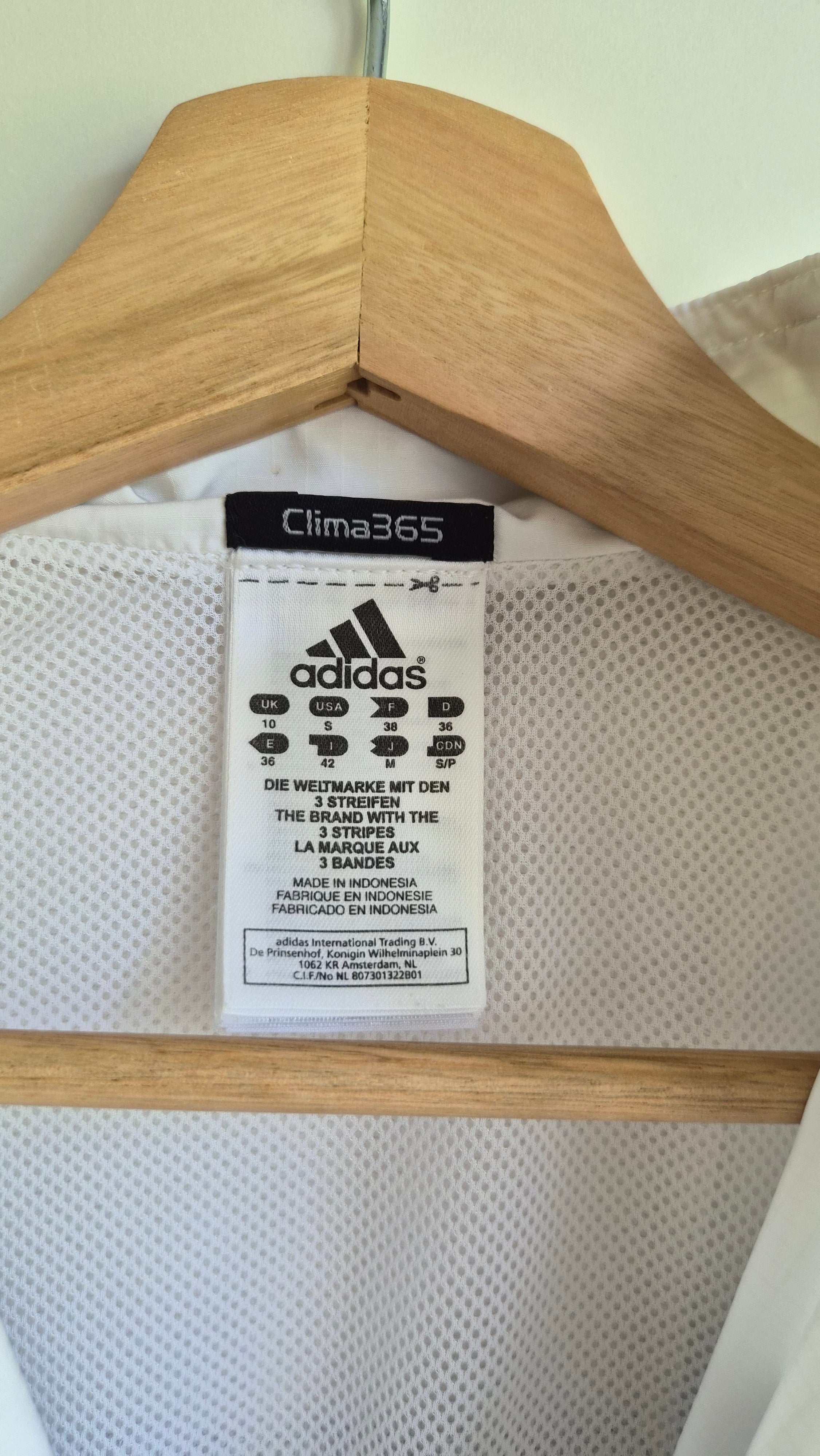 Adidas Vintage Trainingsjacke Weiß | Y2K 2006 | S