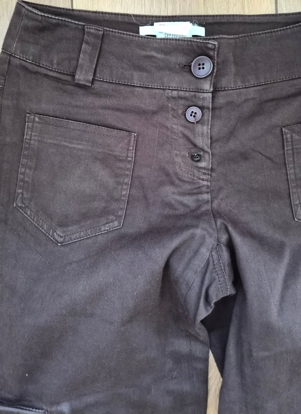 Capri Hose | Braun | Baumwolle | XS
