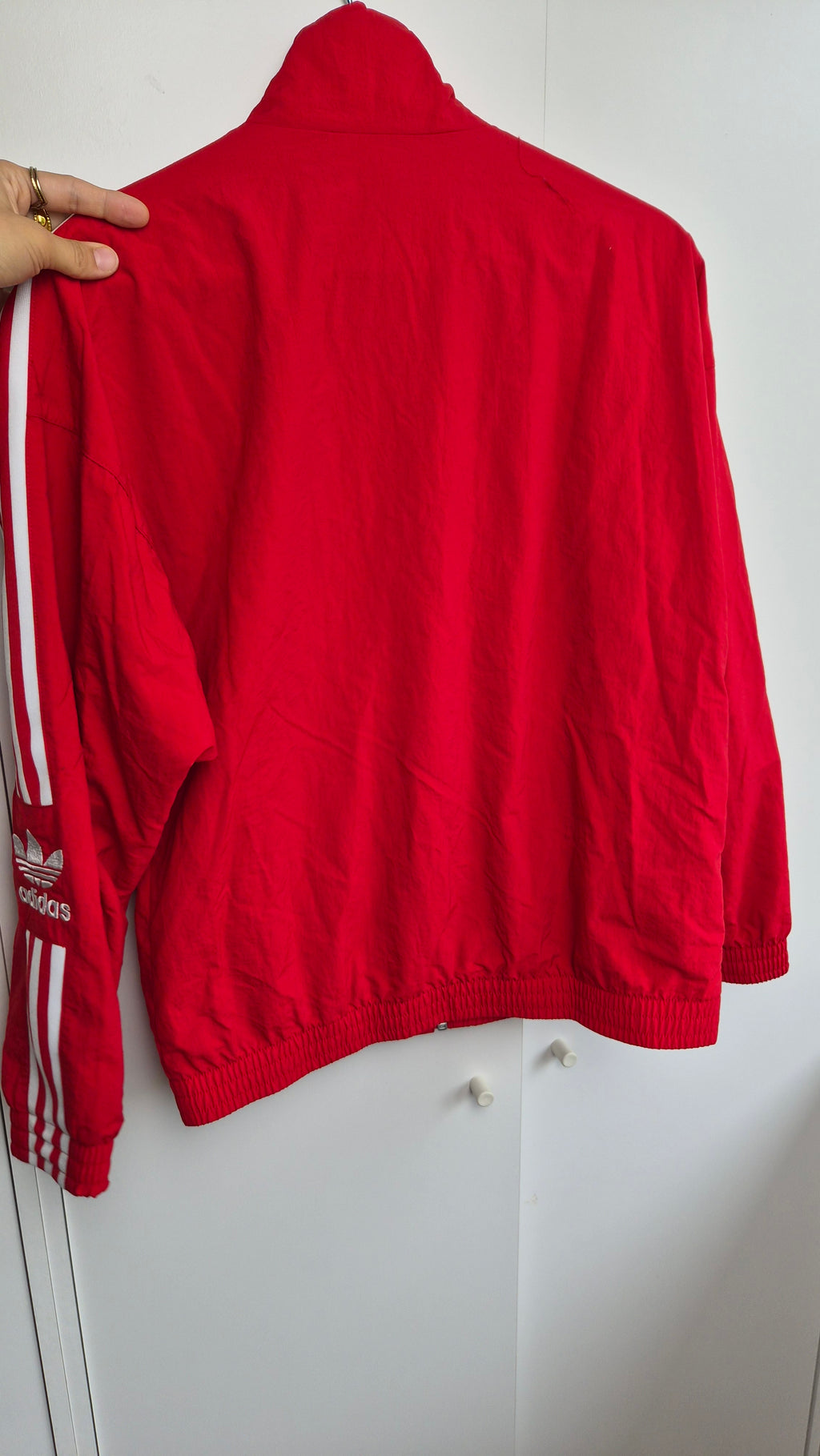 Adidas Trackjacket | Red | 3-Stripes (XS)