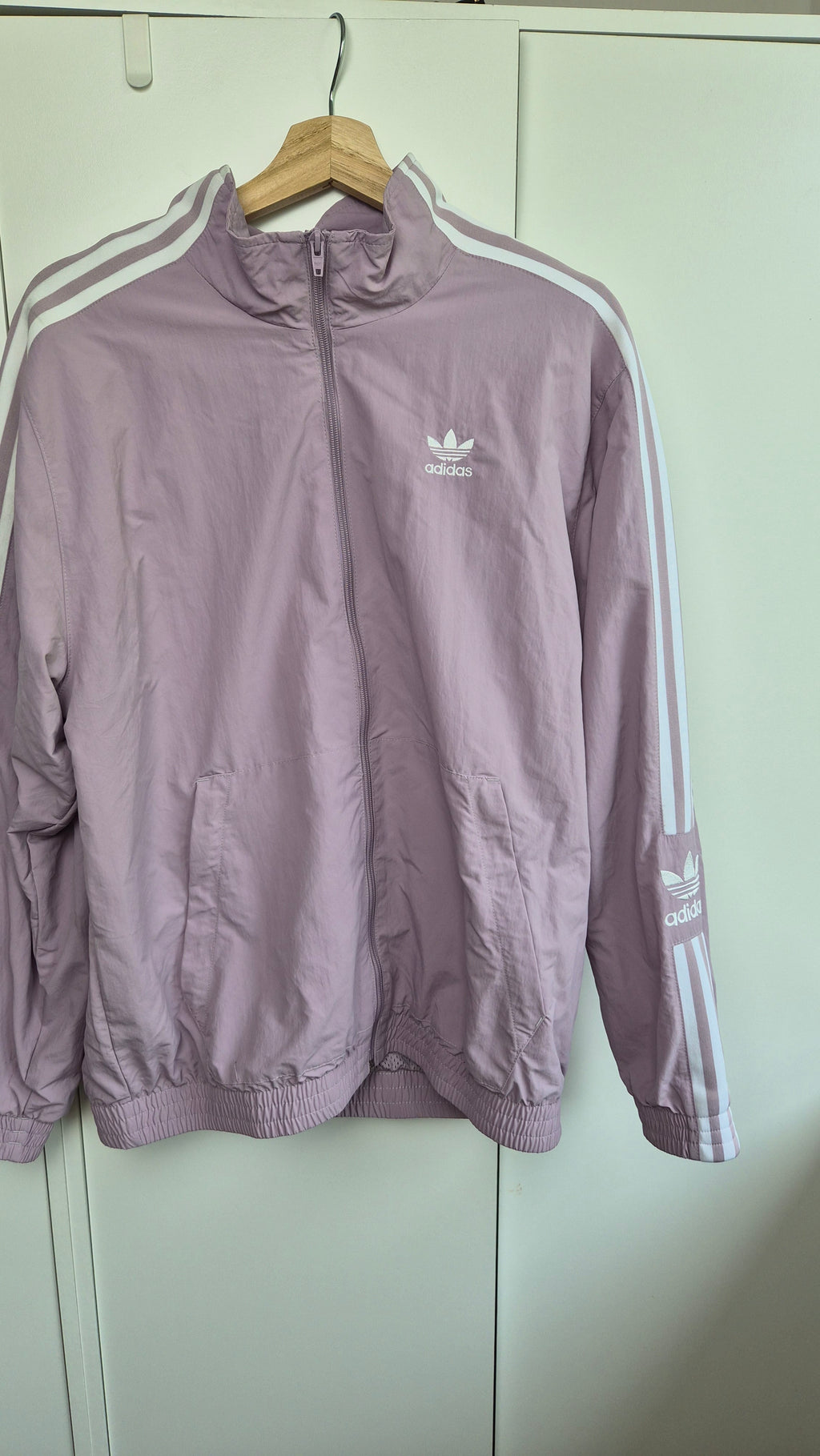 Adidas Trackjacket | Dusty Lilac | 3-Stripes | M