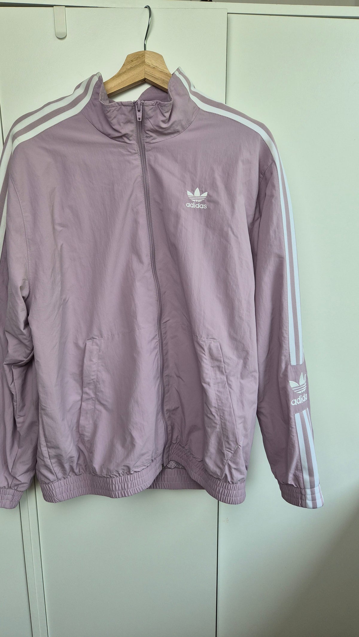 Adidas Trackjacket | Dusty Lilac | 3-Stripes | M