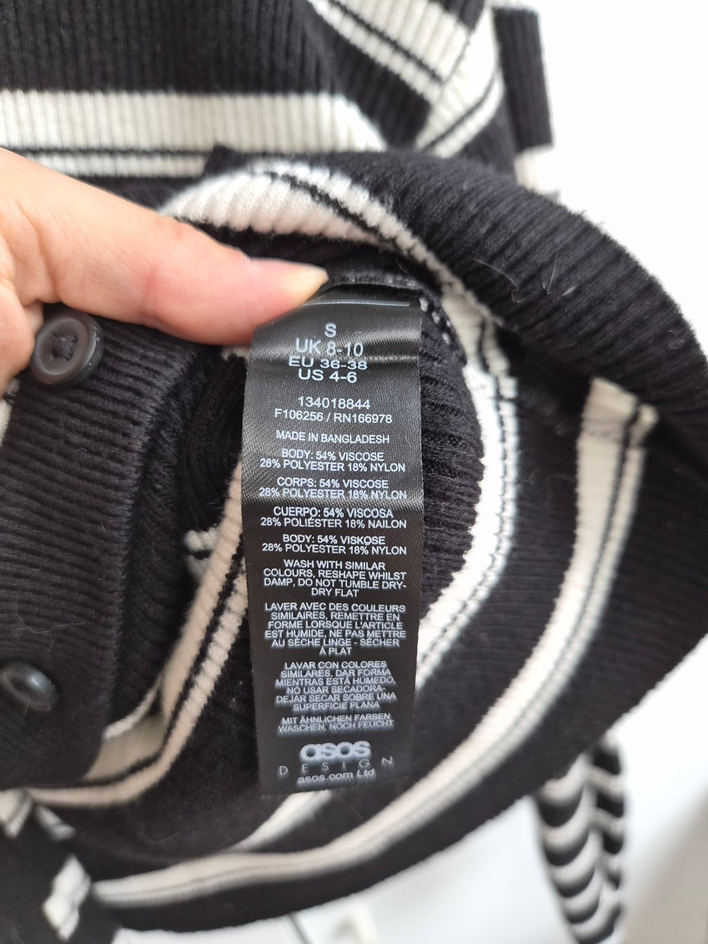 Blogger Streifen Cardigan
