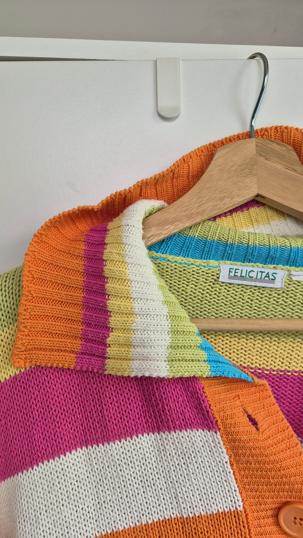 Y2K Cardigan Streifen