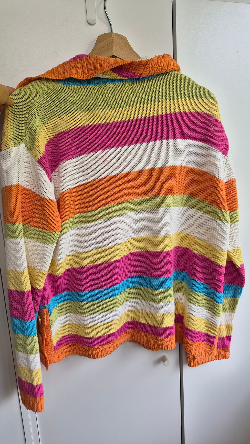 Y2K Cardigan Streifen