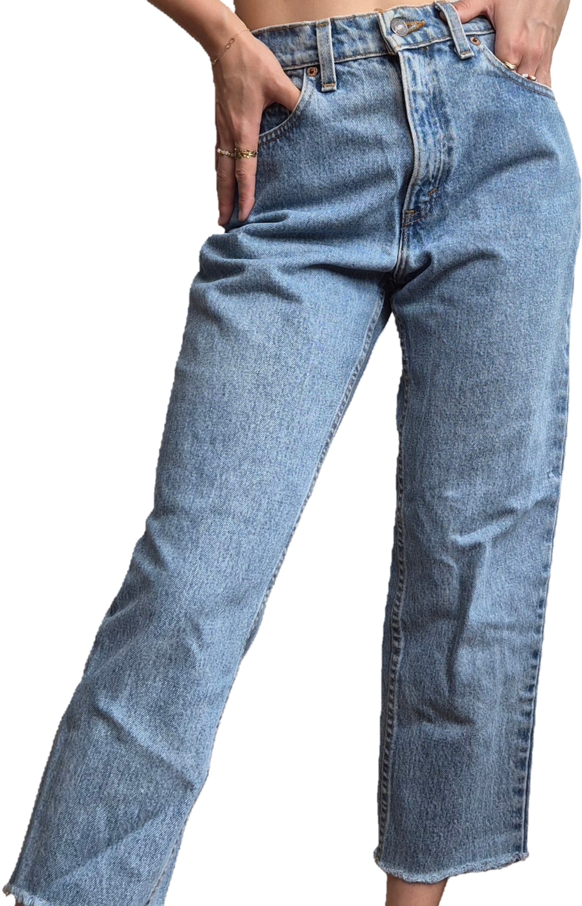 Vintage Levi’s 550 Jeans | Gr. M | Relaxed Tapered Leg | Mid Blue Short girls