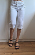 Capri Jeans weiß