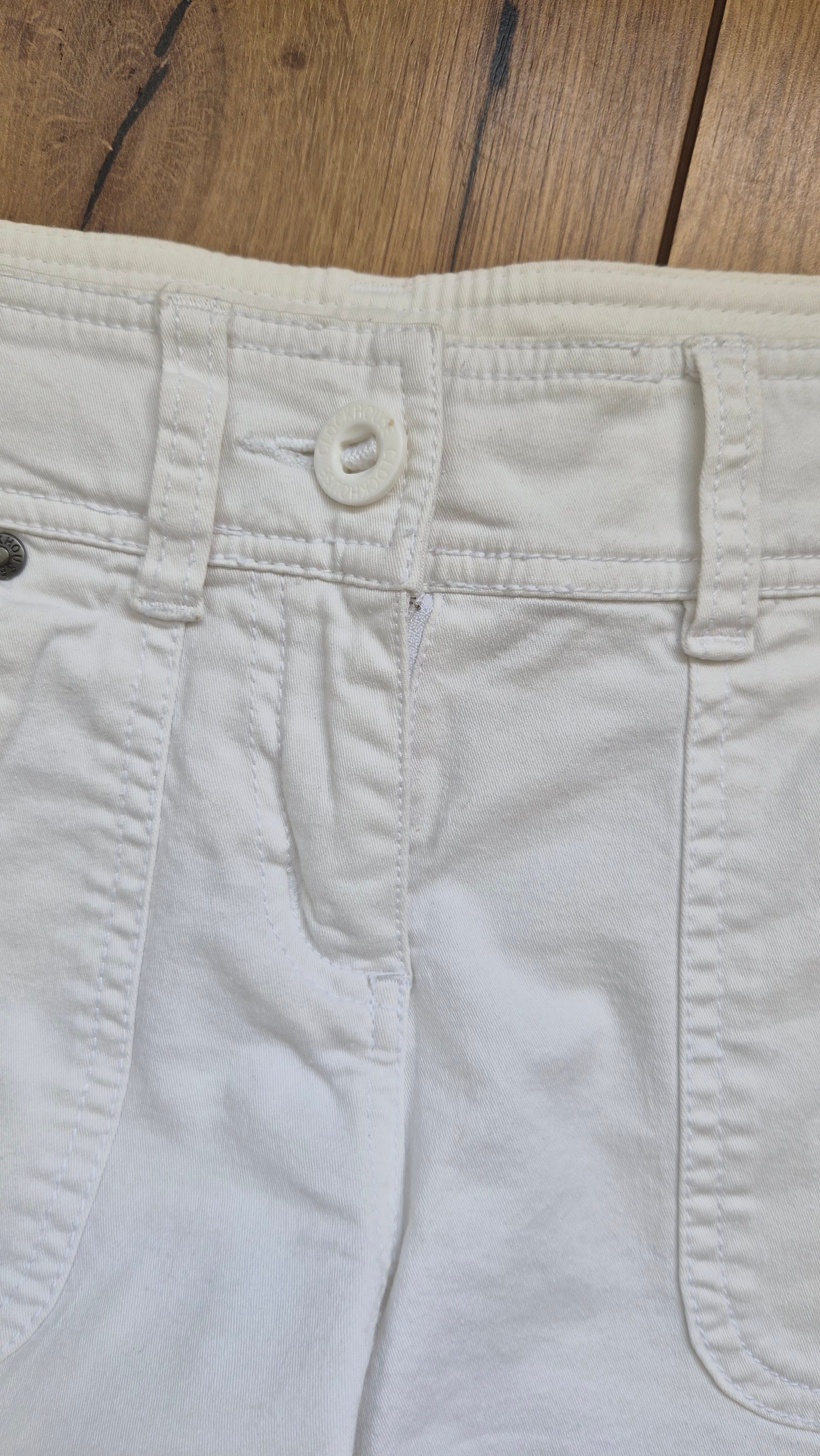 Capri Jeans weiß
