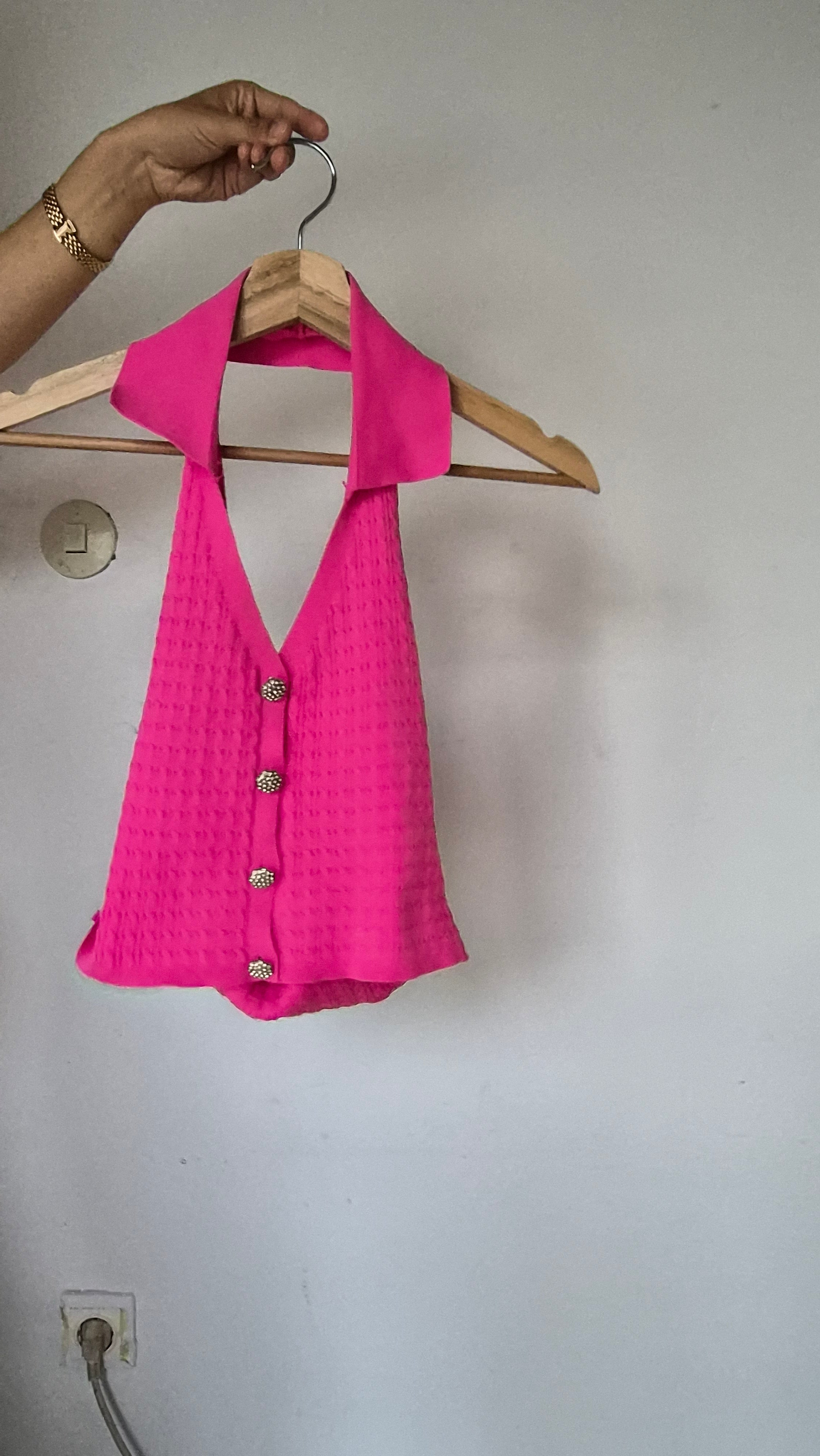 Neckholder Top | Pink | Blogger | S