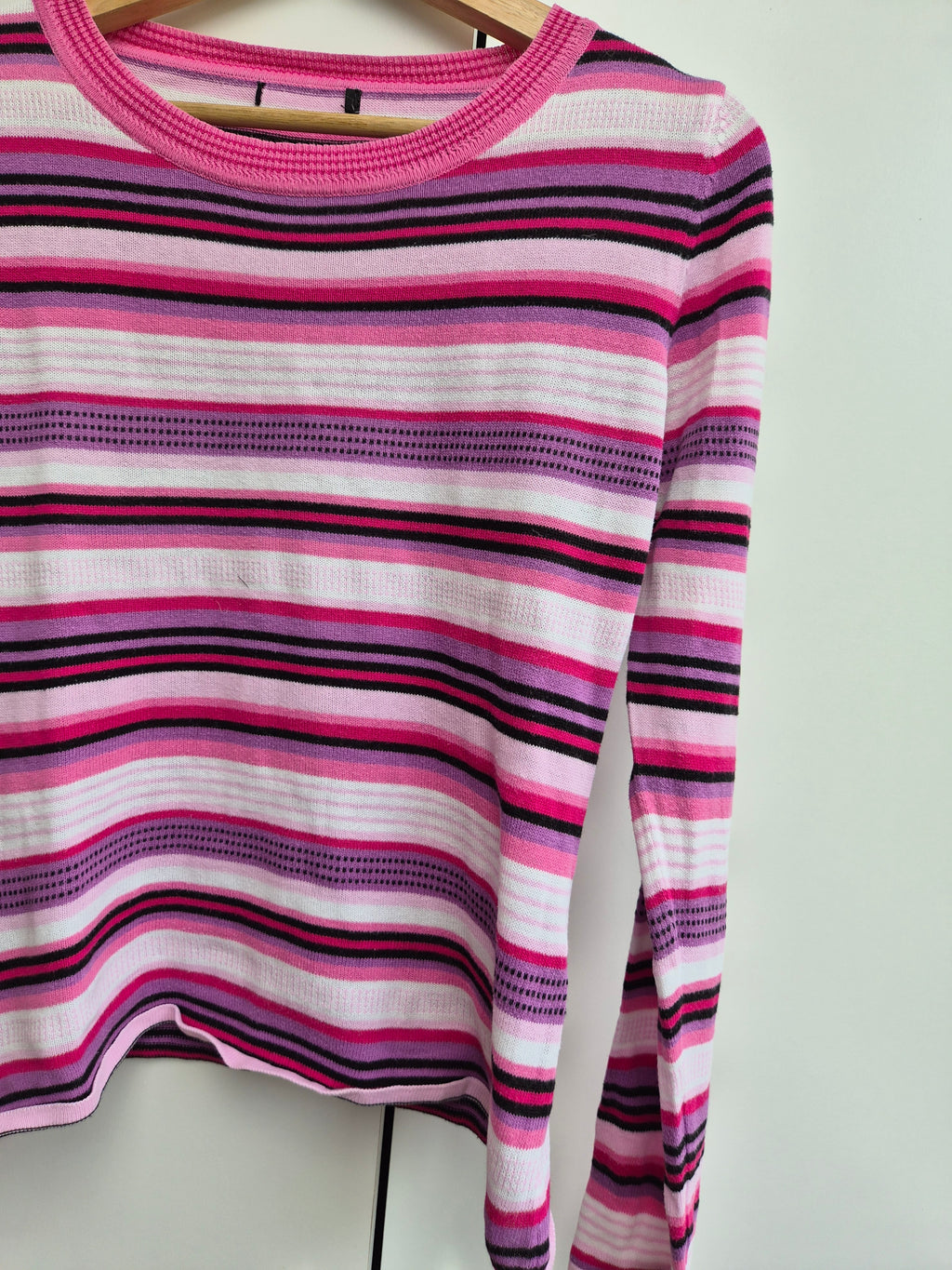 Y2K Strickpullover Streifen