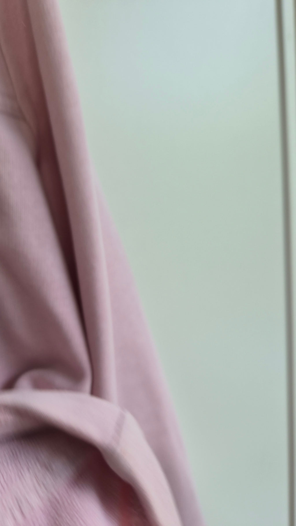 Baumwoll Zip Sweatjacke rosa