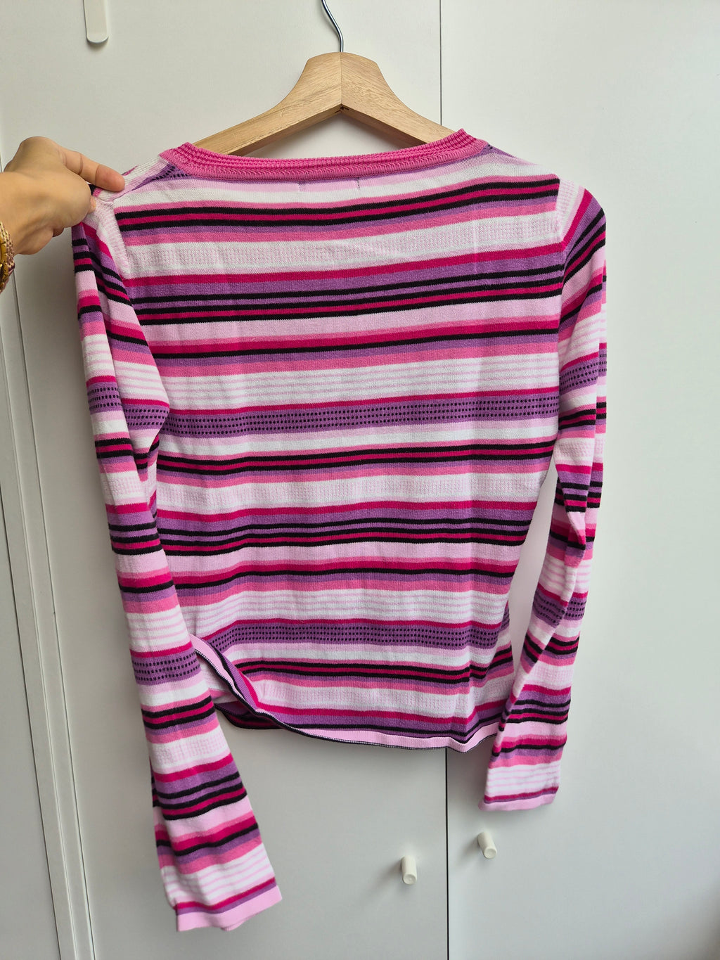 Y2K Strickpullover Streifen