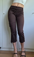 Capri Hose | Braun | Baumwolle | XS