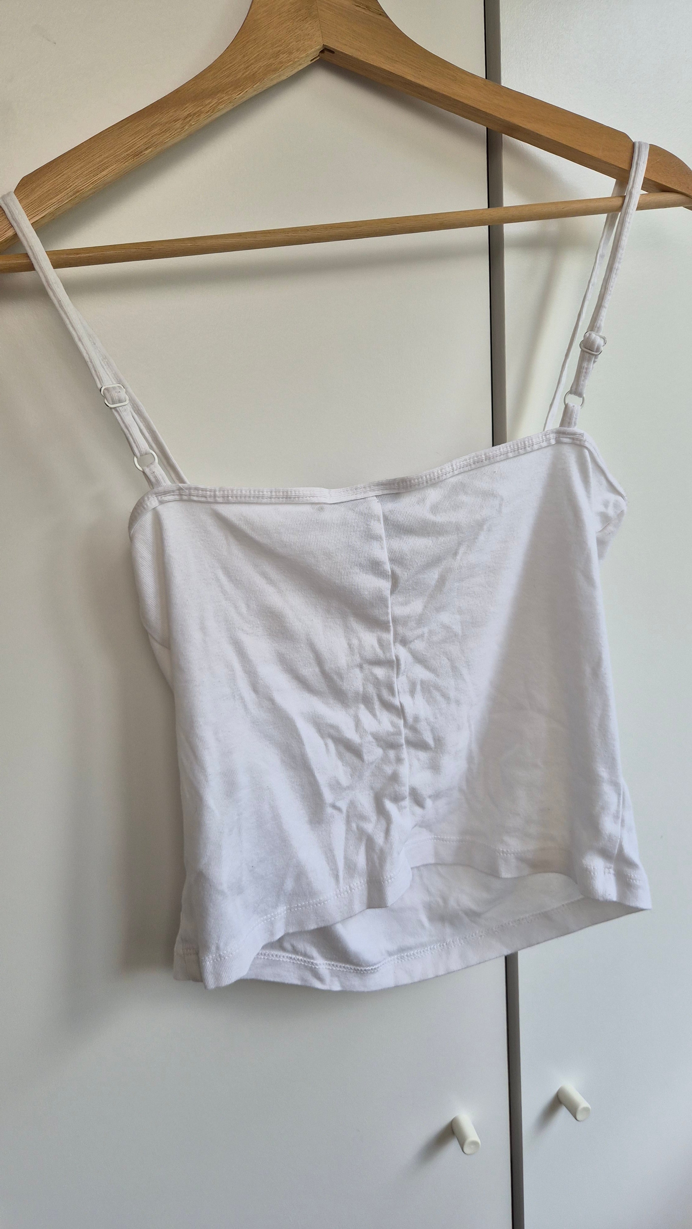 Nike Vintage Spaghetti Top | weiß | Y2K | S