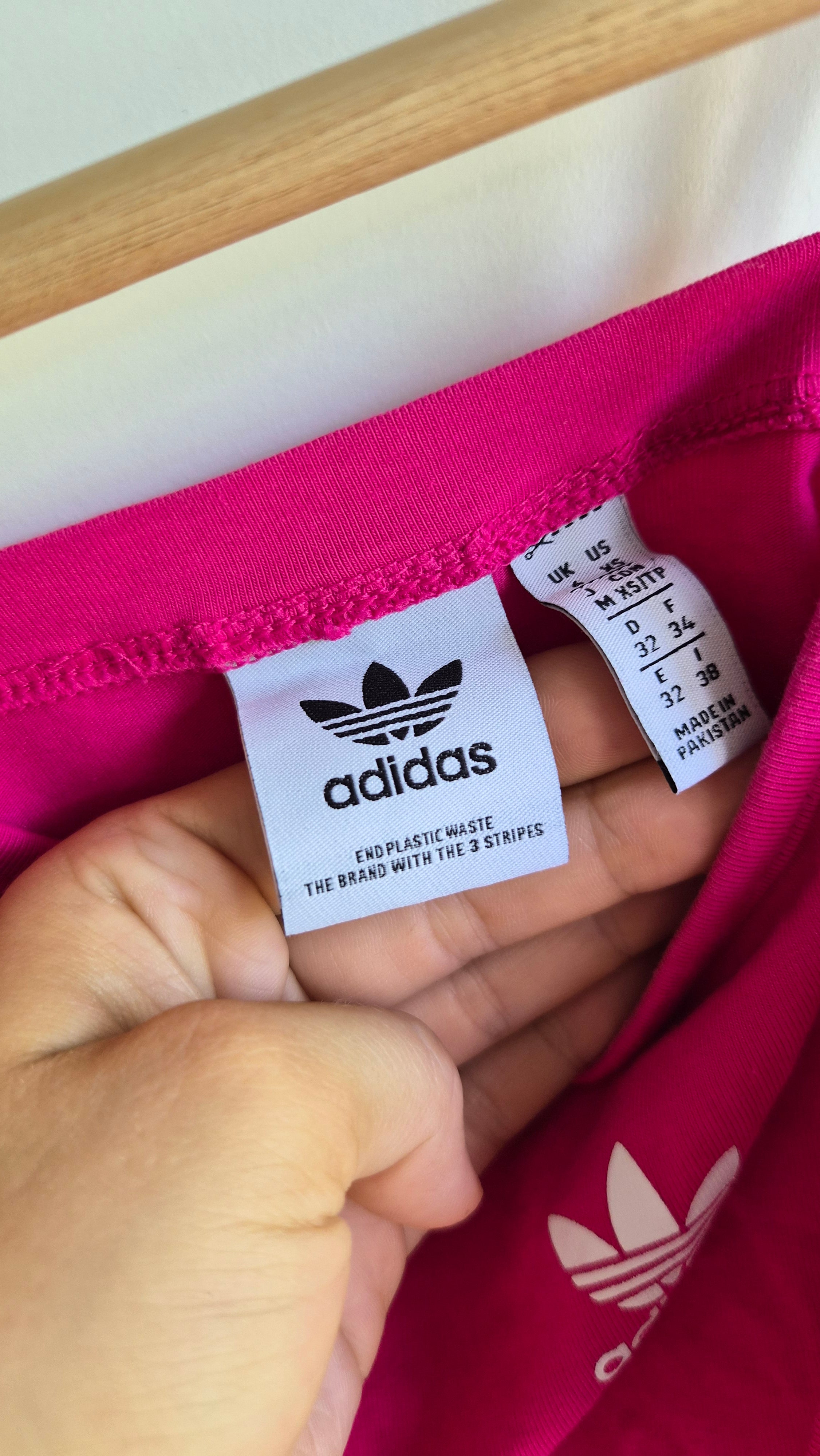 Adidas Baumwoll Y2K Crop Top XS