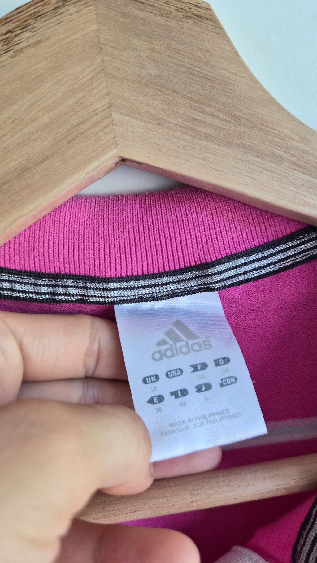 Adidas Vintage Stripe Polo S