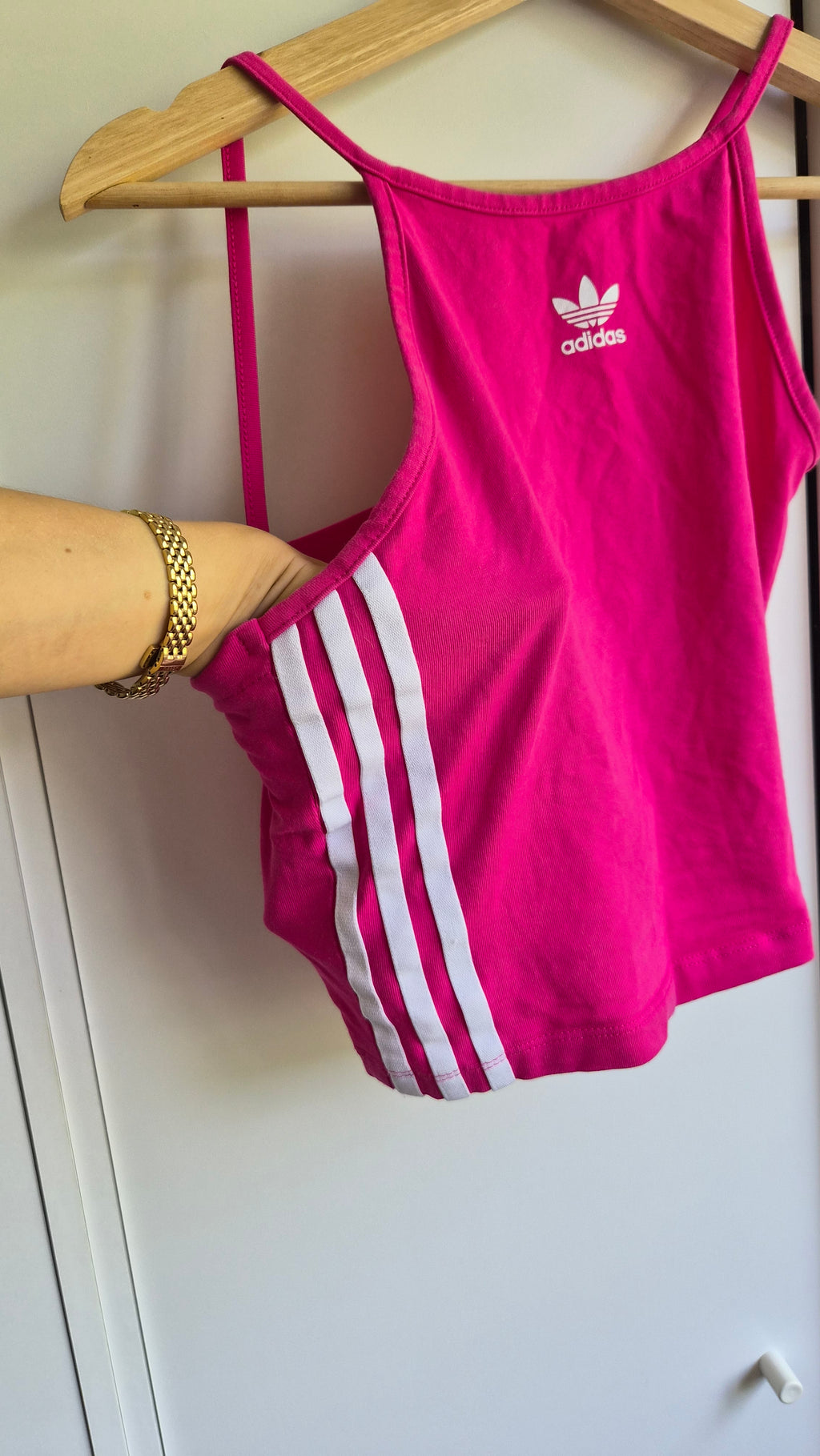Adidas Baumwoll Y2K Crop Top XS
