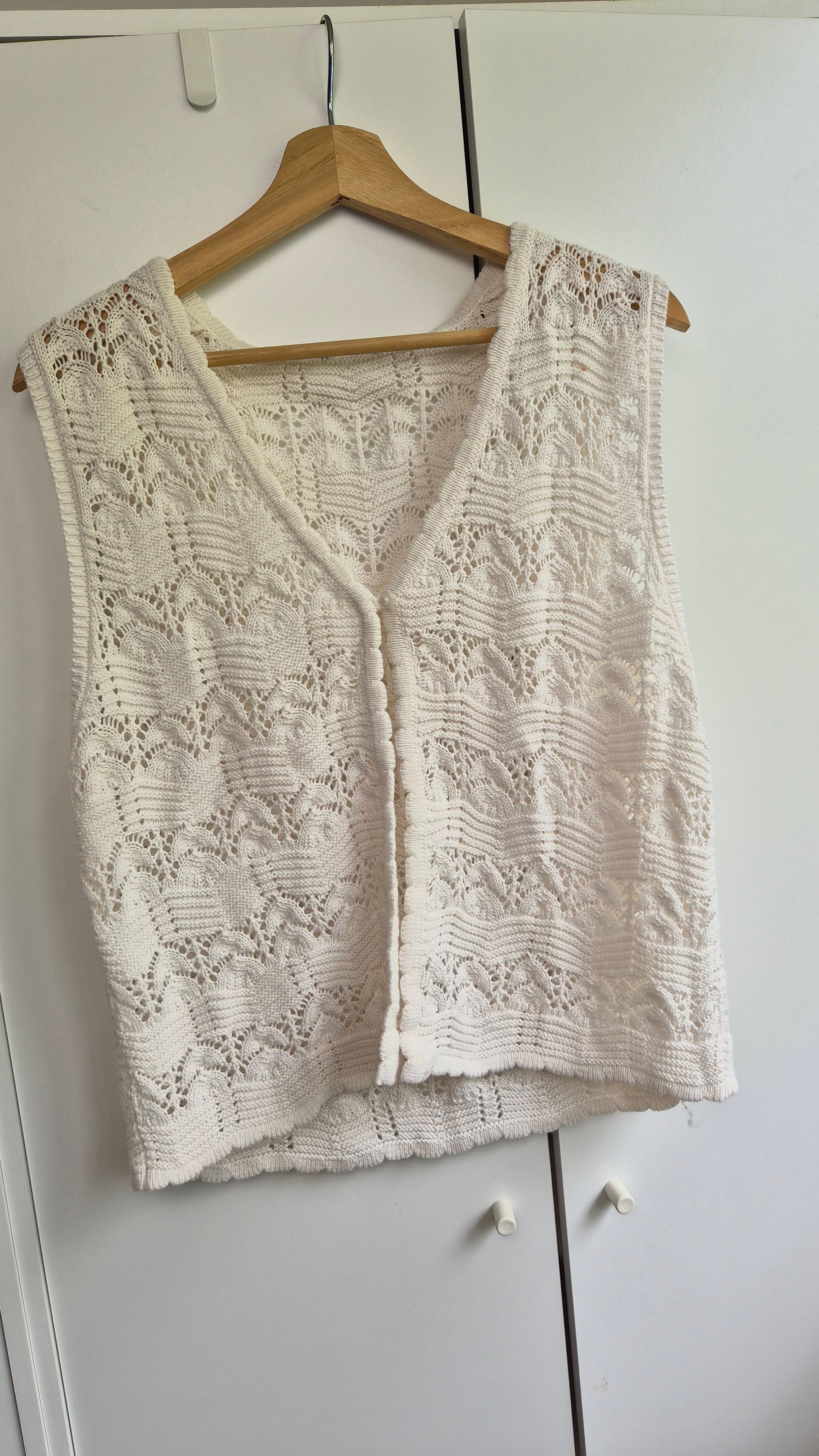 Boho Weste creme S