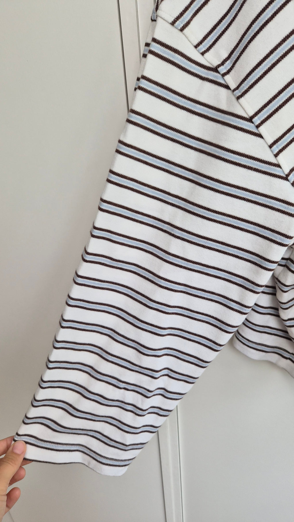 Striped Longsleeve | Scandi Style | weiß blau (L)