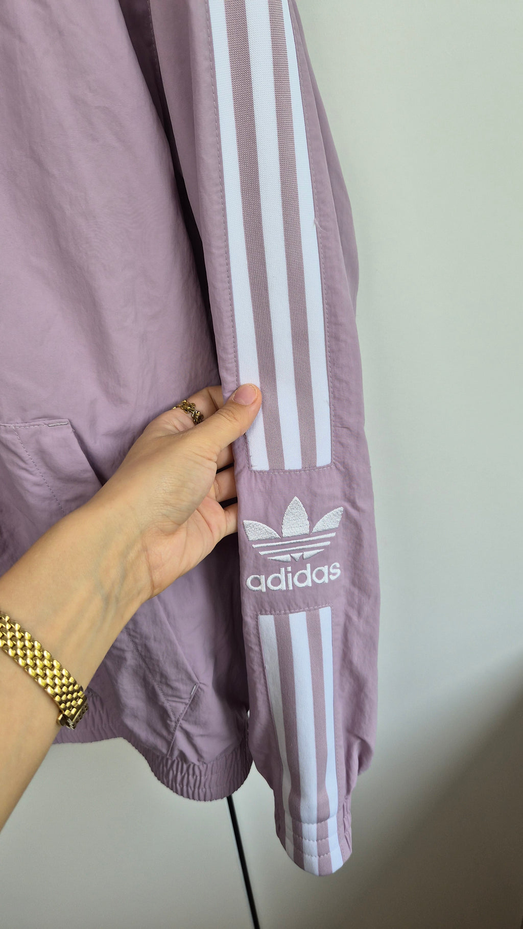 Adidas Trackjacket | Dusty Lilac | 3-Stripes | M
