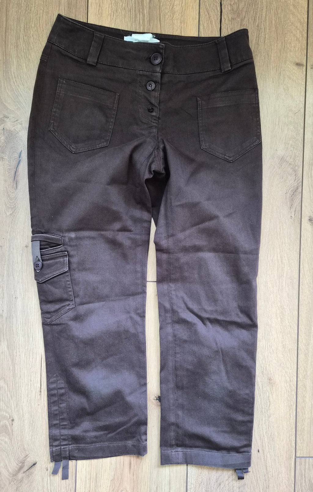 Capri Hose | Braun | Baumwolle | XS