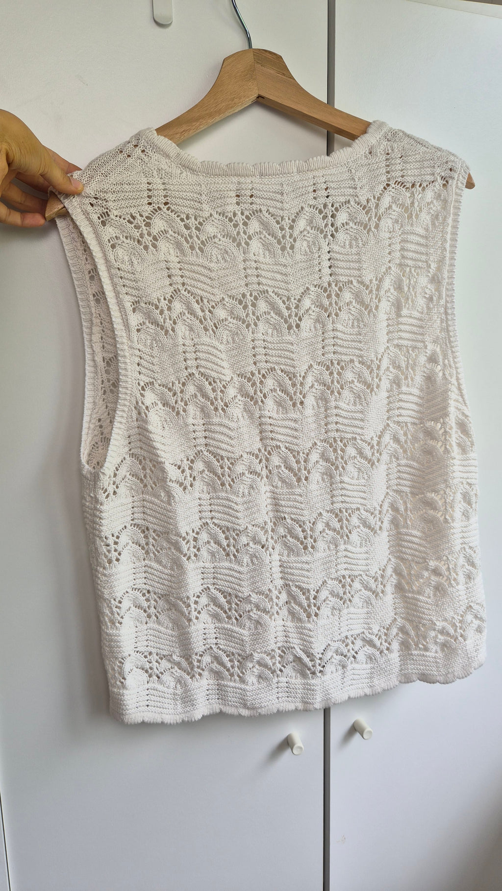 Boho Weste creme S