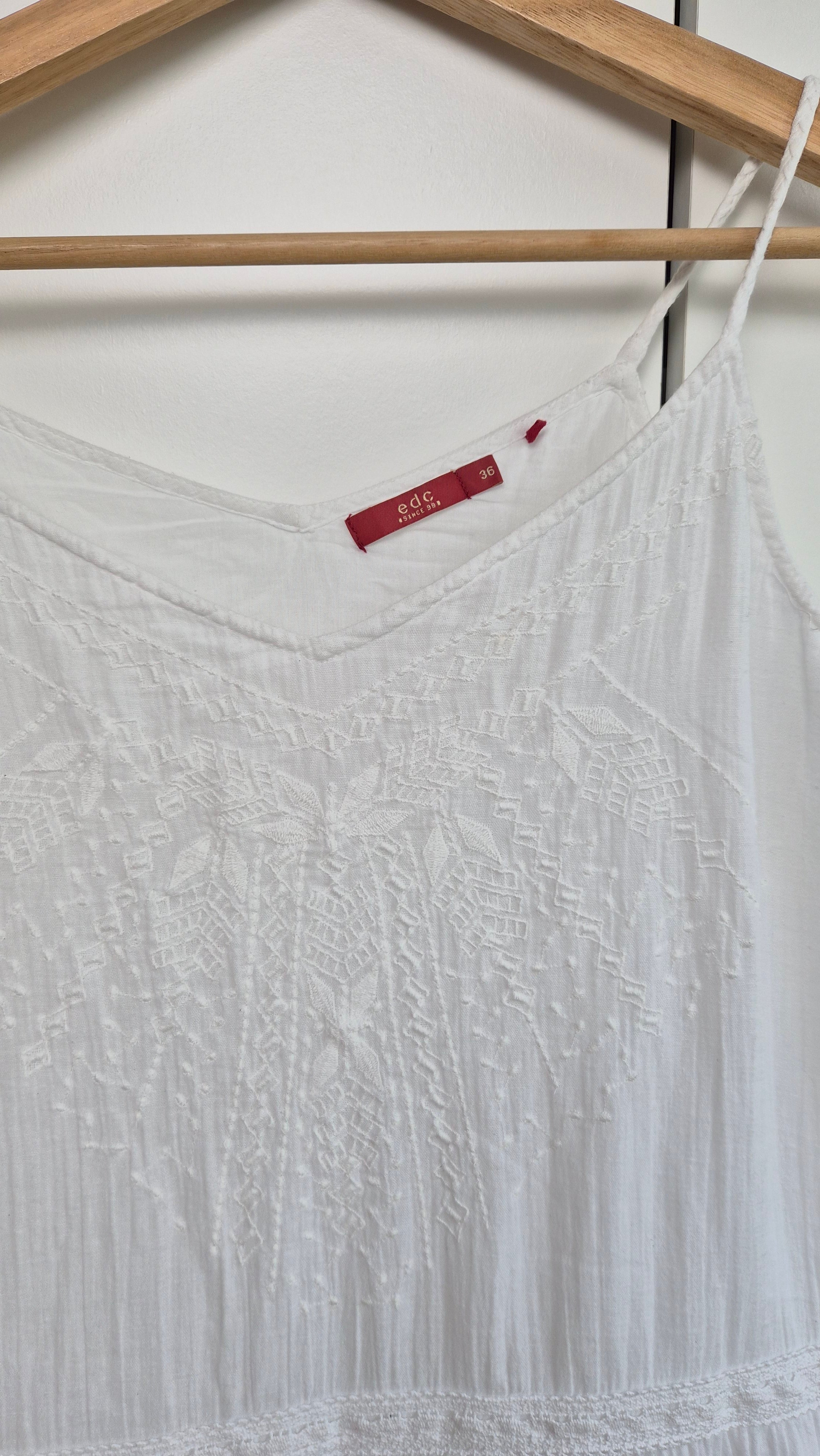 Boho Langes Kleid Baumwolle