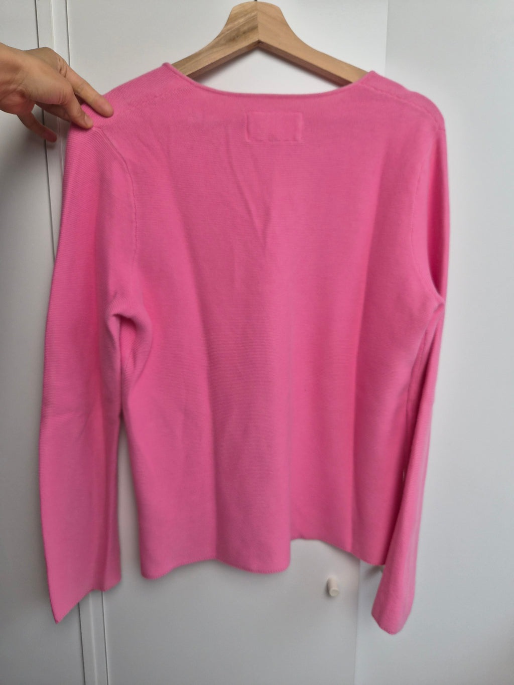 Baumwoll Strickpullover pink